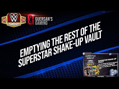 Emptying the Rest of the Superstar Shake-Up Vault / WWE Champions 🍀