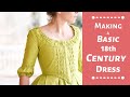 18th century dress tutorial