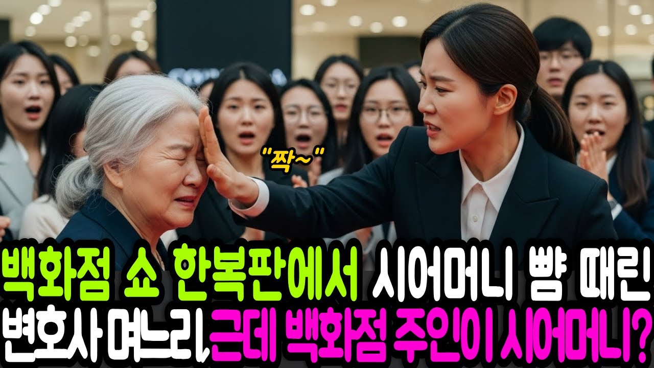 시어머니 뺨 때린 변호사 며느리, 백화점 진짜 주인이 누군지 알았을 때 충격 오열.. | 노후사연ㅣ감동사연 | 오디오북 | 사연라디오