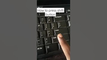 how to press shift button