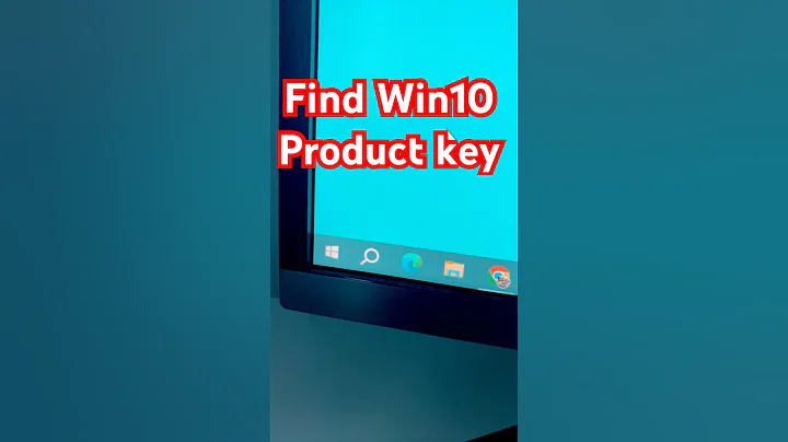 Find Windows 10 Product Key