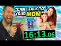 speed running how long it takes to talk to somebody&#39;s mom