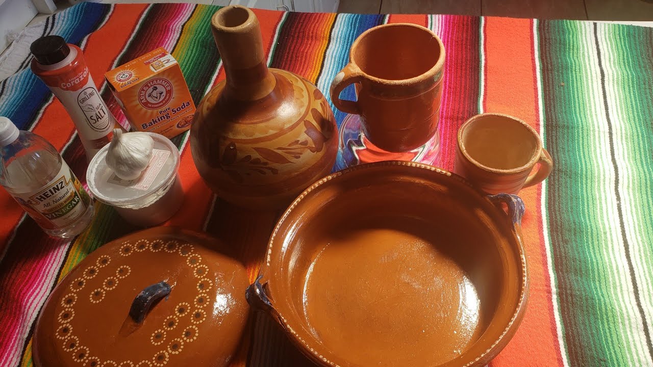 cómo curar de manera efectiva y elimina el plomo de tus ollas, cazuelas y cantaros de barro