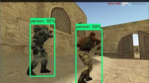 Python Tensorflow - Object detection test 3 (Counter strike)