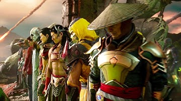 Mortal Kombat 1 Dark Raiden Returns Scene MK1 (2023)