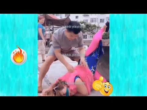 ضحك مقالب صينية مضحكة 14 حاول ان لا تضحك مع الصينيين و مقالبهم المضحكة جدا Funny Chinese Video 