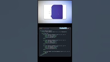 🔐 Login & Signup Page Animation 💻HTML CSS JS ✨Next Level UI #coding #trend #viral #shorts #video