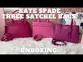 Unboxing Three Kate Spade Satchel Bags