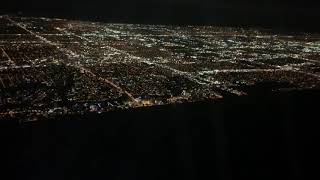 Boeing 737-700 Engine at full throttle! and nice view of fort laud at night