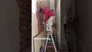 construction reels youtubeshorts civilengeenring trending video hammer machine drill shorts