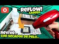 🔥REFLOW CASERO DE GRÁFICA GPU!🔥REPARO TARJETA DE VIDEO! CON SECADOR DE PELO! MITO O VERDAD? Parte 2