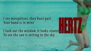 Amyl and The Sniffers   Hertz Unofficial Lyrics Video #lyrics