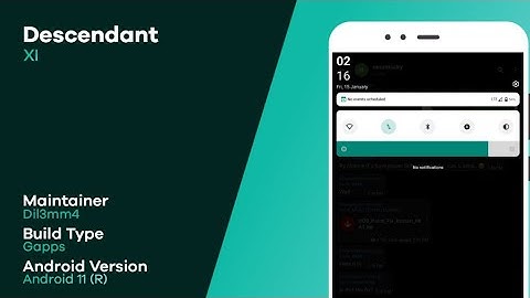 Descendant OS New Update Android 11 Review on Mi A1