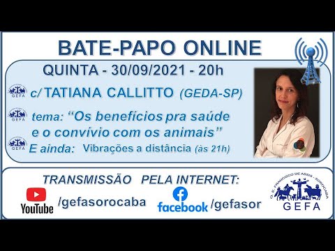 Assista: Palestra Online - c/ TATIANA CALLITTO (30/09/2021)