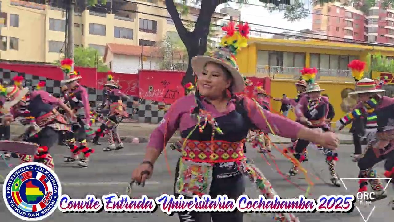 Convite Entrada Universitaria Cochabamba 2025❤️💙 Tinkus San Simón 