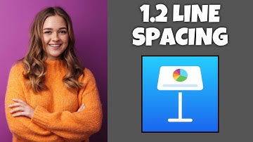 How To Have 1.2 Line Spacing On Keynote | Step By Step Guide - Keynote Tutorial