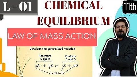 Chemical Equilibrium । Class 11 (L1) I Equilibrium | Law of mass action | Equilibrium constants