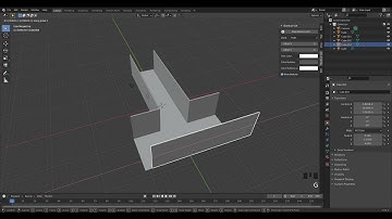Blender 3d low poly school hallway scene part 1
