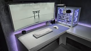 O MOUSEPAD MAIS LINDO PARA SETUP BRANCO! - Fantech Agile MP903