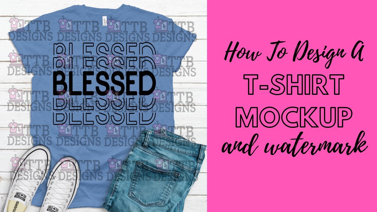 Download The Easy And Quick Way To Create A T Shirt Mockup And Watermark Your Images Silhouette Studio Youtube