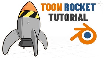 Beginner Tutorial: 3D Toon Rocket in Blender