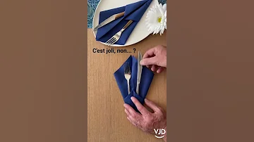 تزئین دستمال سفره 