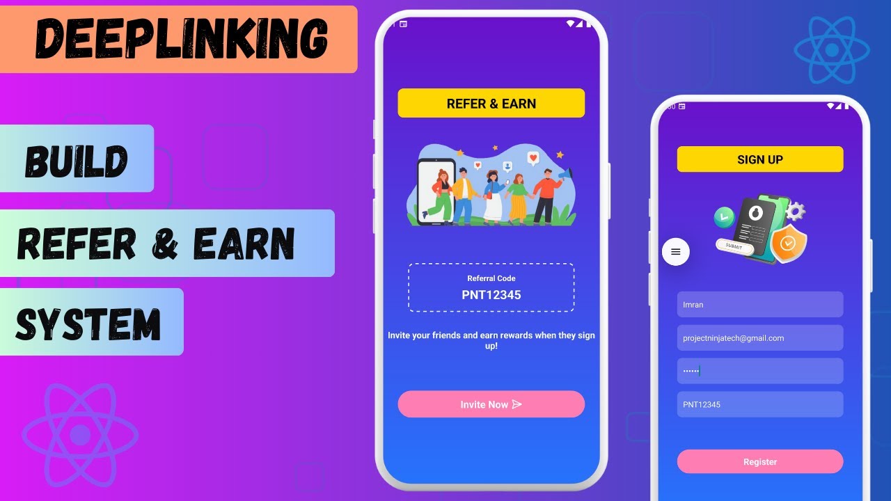 Build Refer & Earn System with Deep Linking in React Native