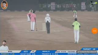 Match winning bowling Pintya Mumbaikar(Voadafone Wahal)defend 7 runs in last over at Nepali Pada