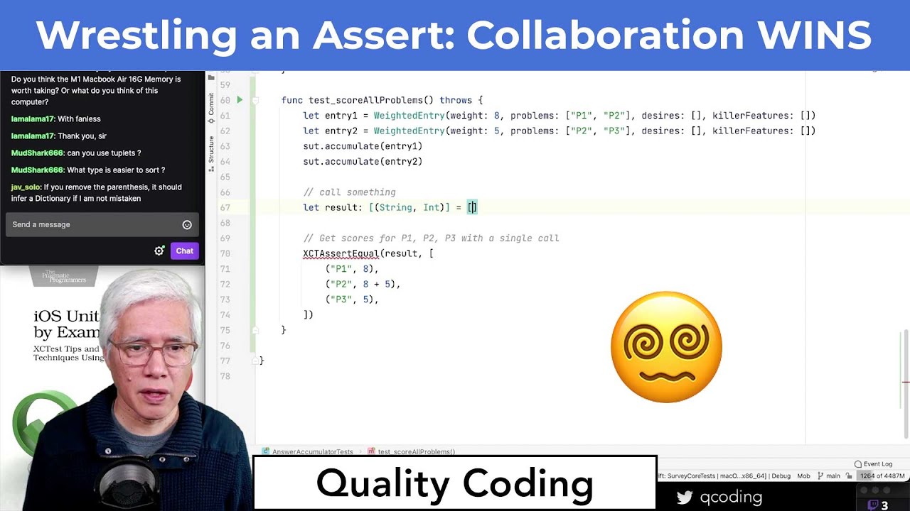 Wrestling an Assert: Collaboration WINS in Swift TDD (Live Coding ...