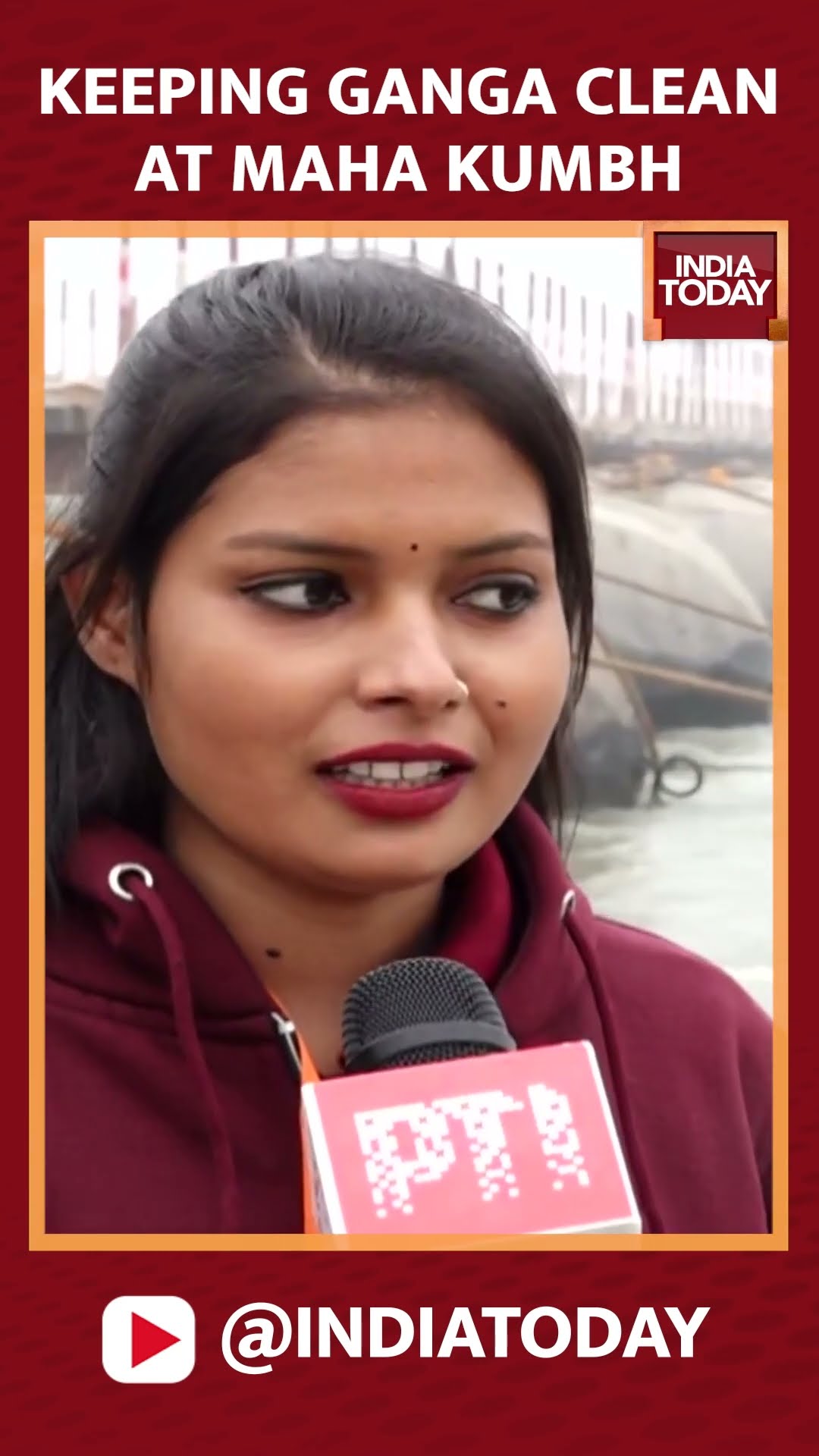 Maha Kumbh 2025: Visuals Of Maintaining Clean Ganga River #shorts #mahakumbhmela2025 #mahakumbh2025