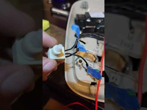 08 Dodge Ram 1500 overhead map light switch repair Part 3