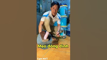 Tuyệt chiêu đóng đinh không bị nứt nẻ #Shorts #meovatcuocsong #chiasekinhnghiem