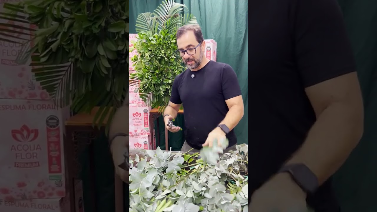 Coroa Fúnebre: Técnica com AF-1.000 Acqua Flor Premium