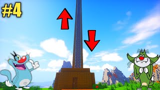 Minecraft (Season 2) Make World Biggest Elevator With Oggy And Jack | In Hindi | Rock indian gamer |