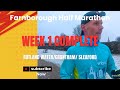 Farnborough Half Marathon Training / Week 1 complete.