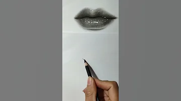 How To Draw Lips How To Draw Glossy Lips Realistic Lips Drawing Tutorial Art Realistic Drawing Bts 
