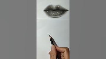 how to draw lips/how to draw glossy lips/realistic lips drawing tutorial/art/realistic drawing/bts