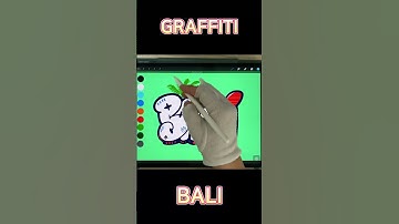 [Graffitistworld] Procreate how to drawing for graffiti Digital Art BALI (ApplePencil)