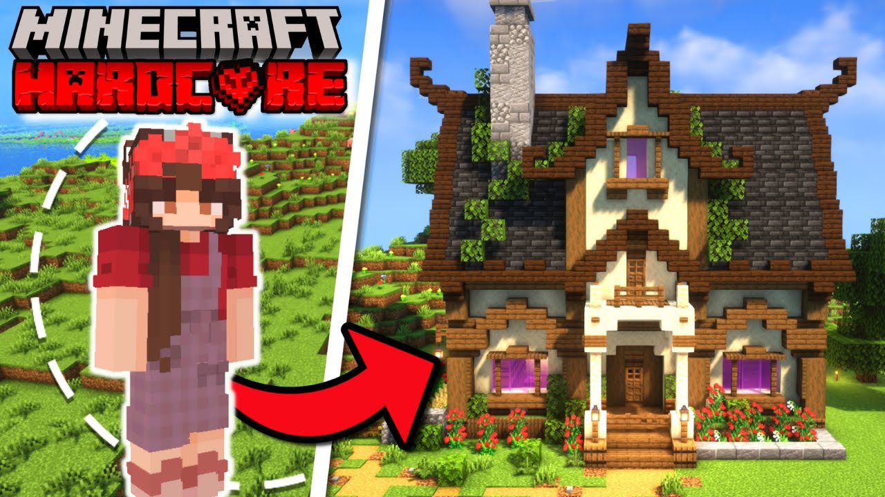 I had the Perfect Cozy Start in Minecraft Hardcore! - YouTube