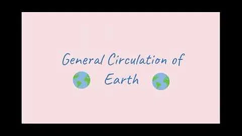 The General Circulation of Air on Earth