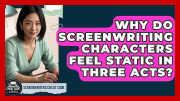 Why Do Screenwriting Characters Feel Static In Three Acts? - Screenwriter