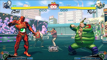 SETH VS RUSUF   CPU VS CPU Ultra Street Fighter IV  (Hardest AI)