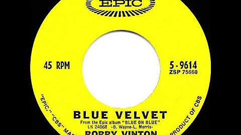 1963 HITS ARCHIVE: Blue Velvet - Bobby Vinton (a #1 record)