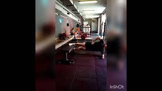 Bench side planked hip adduction