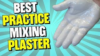 How to Mix Plaster of Paris Technique the Easy Way for Superior Strength Tutorial YouTube Video