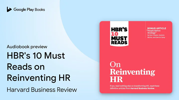 HBR's 10 Must Reads on Reinventing HR by Harvard Business Review · Audiobook preview