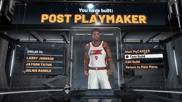 POST PLAYMAKER BUILD TUTORIAL NBA 2K20! HOW TO MAKE DEMIGOD CENTER BUILD NBA 2K20! UNSTOPPABLE BUILD