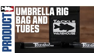 Tackle Warehouse Umbrella Rig Bag and Umbrella Rig Tubes