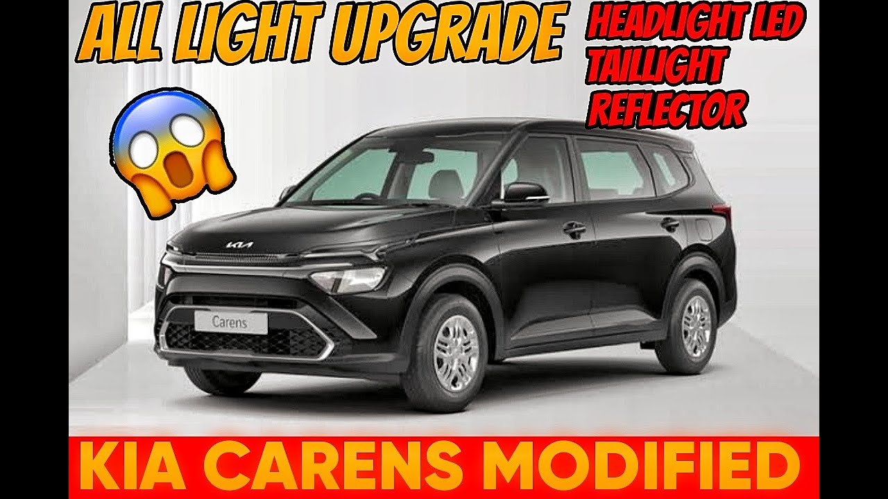 KIA CARENS FULL MODIFICATION🤯 FOG LIGHT,DRL & CONNECTING TAIL LIGHT ✅SAI CAR ACCESSORIES 🤯