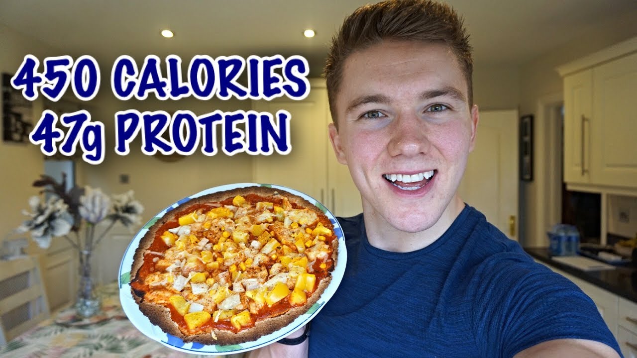HEALTHY PROTEIN PIZZA RECIPE! - YouTube
